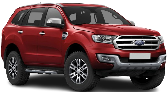 Ford Endeavour with sunroof for self drive in Goa