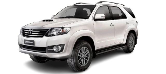 fortuner old model for self drive in Goa